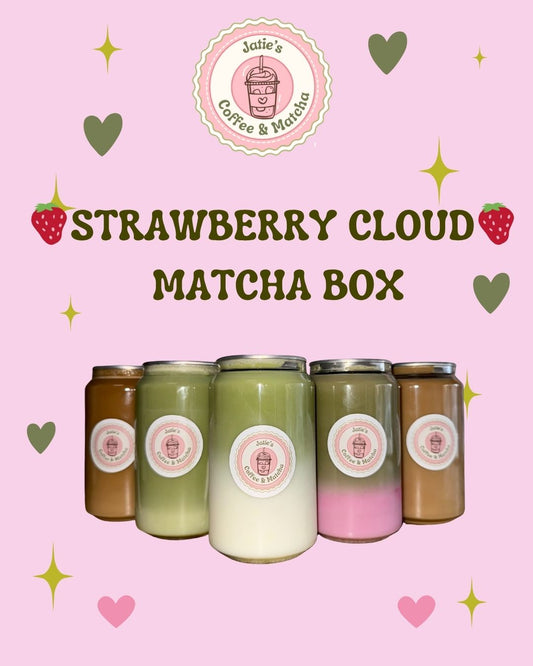 Strawberry Cloud Matcha Box - 12 Cans