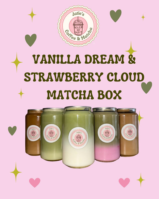 Vanilla Dream and Strawberry Cloud Matcha Box - 12 Cans