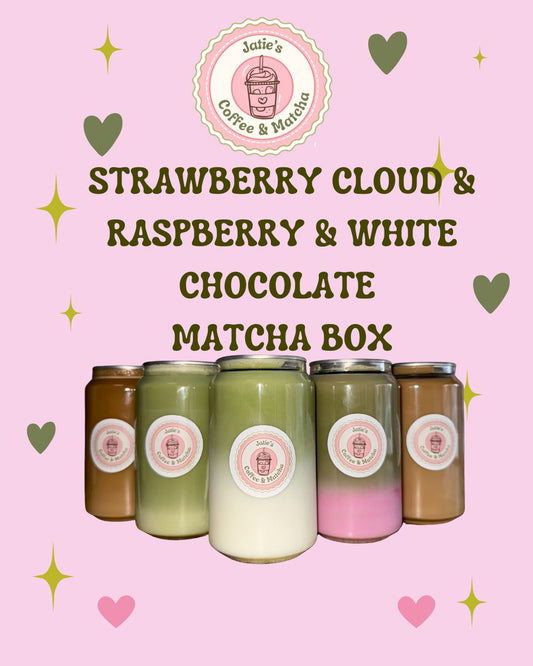 Strawberry Cloud and Raspberry & White Chocolate Matcha Box - 12 Cans