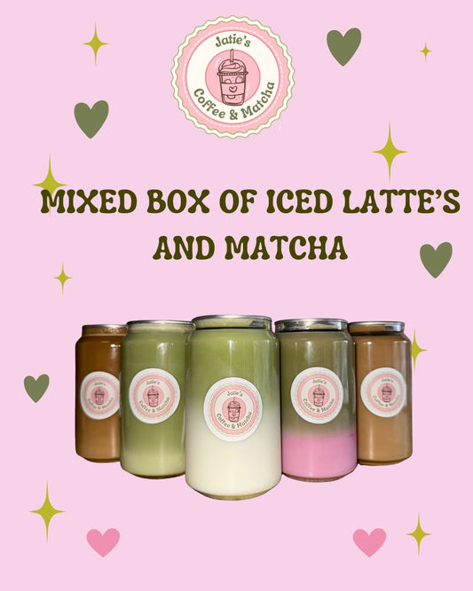 Mixed Box of Iced Lattes and Matcha - 12 Cans